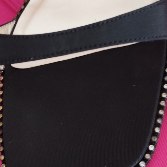Black rhinestone sandal - Picture 2 of 7